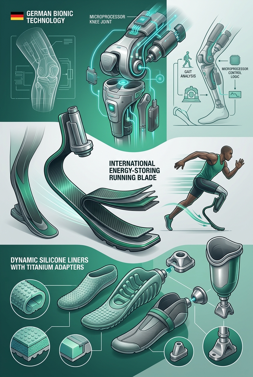 Above Knee Bionic Microprocessor Leg Karachi